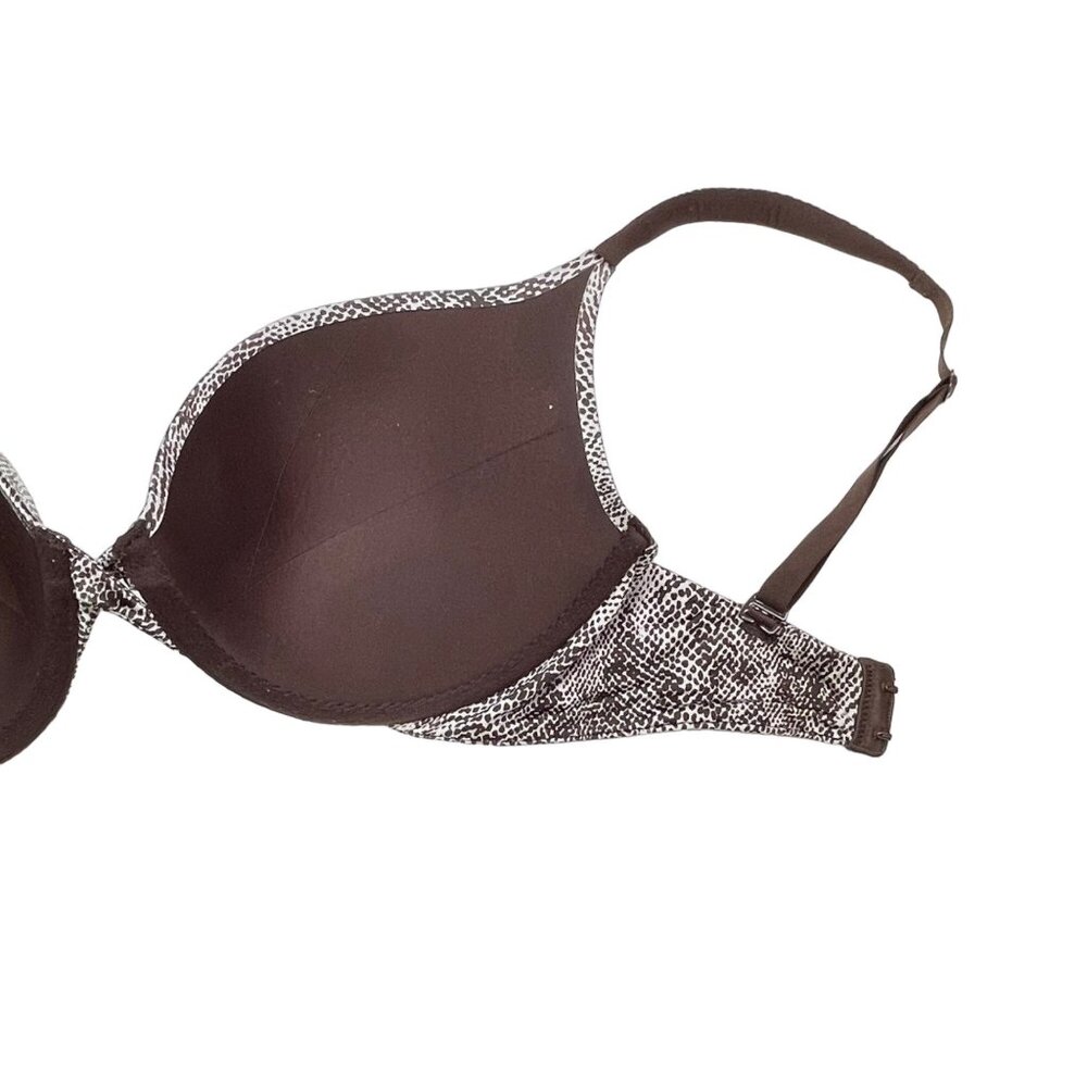 Victoria's Secret 34DD Perfect One Padded Bra Underwire Snakeskin Adjustable - Picture 11 of 13